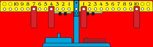 EquaBeam for teaching equals as balanced number facts algebra
