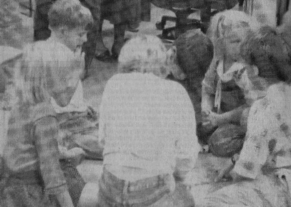 Dr. Paul Shoecraft explains MOVE IT Math to principal from Guadalajara.