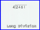 Long division conventional division algorithm