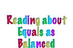 Reading about Equals as Balanced