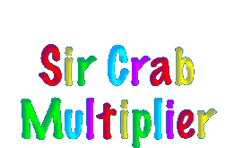 Sir Crab Multiplier depicting multiplication as combining equals