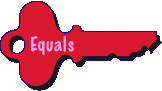 Equals key for understanding equals as balanced