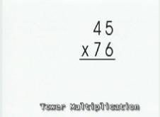 Conventional multiplication algorithm