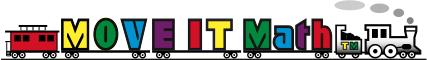 MOVE IT Math logo train