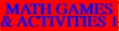Math Games and Activities for elementary grade school students