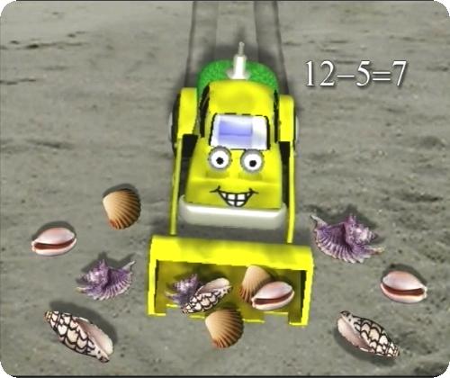 Tractor Subtracter portraying subtracting as separating into any amounts