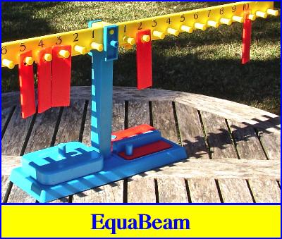 EquaBeam™ math balance manipulative for hands-on equals as balanced